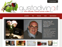 Tablet Screenshot of gustodivino.it